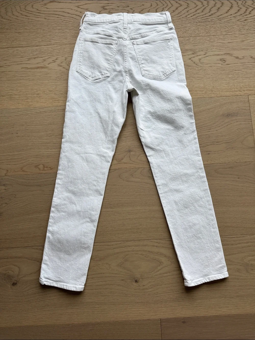 Madewell The Perfect Vintage Jean White High Rise Tapered Size 24